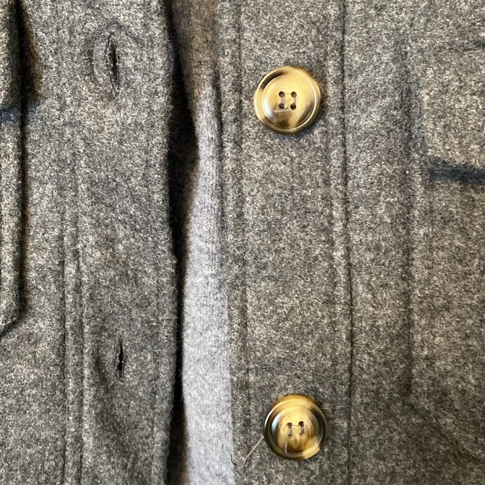 Cropped Grey Shacket - Size Small - Picture 5 of 7